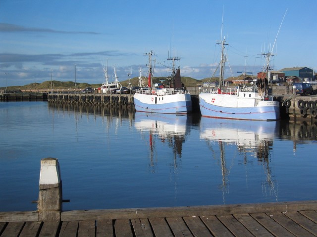 Fischerboote in Hvide Sande